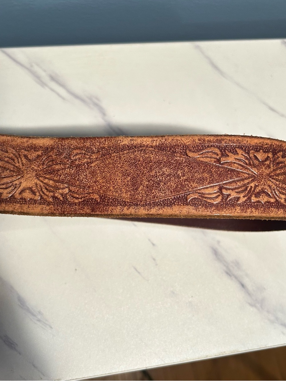 genuine Italian leather western style belt